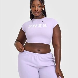 COTTON BABY T-SHIRT lavender purple